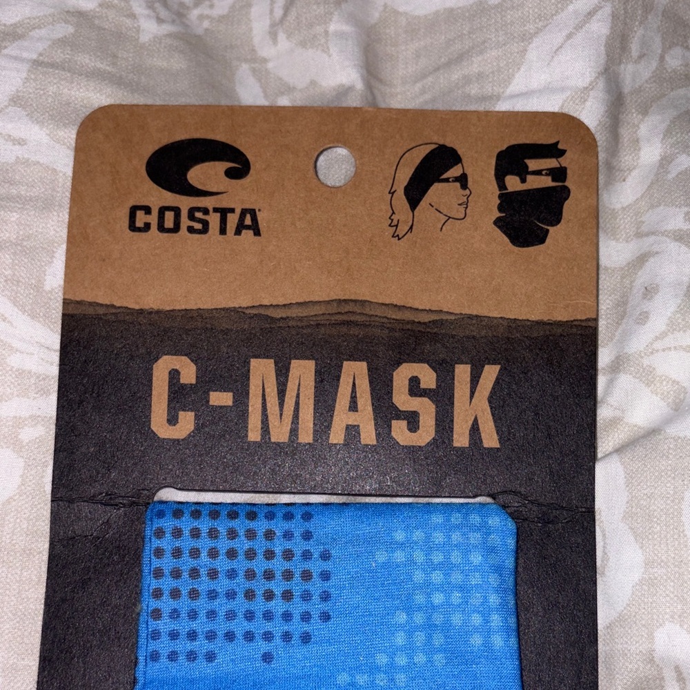Costa Blue Patterned C-Mask - Picture 2 of 3